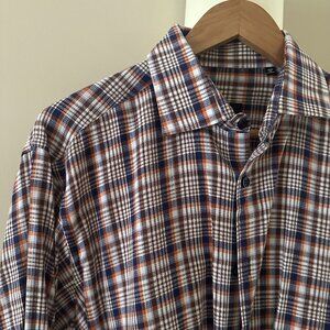 Jared Lang Mens Long Sleeve Woven Shirt